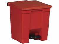 Rubbermaid Commercial Products 16 1/4x15 3/4x17 1/8 inch 8gal Step On Container...
