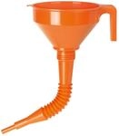Pressol 02674 Trichter 1.2L orange | mit Sieb & Flexauslauf