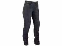 Roleff Racewear Motorradhose Kevlar Jeans für Damen, Schwarz, Größe 26