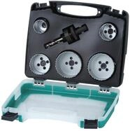 wolfcraft Bi-Metall-Lochs&auml;geneinsatz-Set &bdquo;Sanit&auml;r, 6-tlg. I 5422000 I F&uuml;r Holz,