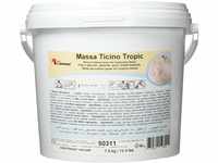 Massa Ticino Carma Tropic Rollfondant, 1er Pack (1 x 7 kg), weiß,