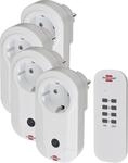 Brennenstuhl Funkschalt-Set RC CE1 4001, 4er Funksteckdosen Set (Innenbereich,...