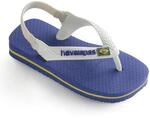 Havaianas Baby Brasil Logo II Unisex Kinder FlipFlop Marine Blue 17 EU