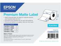 Epson Premium matte 76 mm x 51 mm, 2310 – Drucker-Etiketten 2310, weiß,...