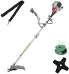 IKRA Benzin Freischneider Trimmer IBF 25-1 inkl. Fadenspule, 4-Zahn-Messer &