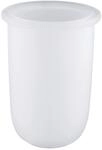 GROHE Essentials, Ersatzglas f&uuml;r Toilettenb&uuml;rste (Original Ersatzteil), wei&szlig;.
