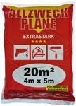JUFOL Allzweckplane Extrastark (4 x 5 m LDPE transparent, sehr robust, f&uuml;r