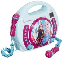 Lexibook, Die Eisk&ouml;nigin, Tragbarer CD-Spieler mit Mikrofonen, Musikwiedergabe,