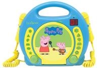 Lexibook, Peppa Pig, Tragbarer CD-Spieler mit Mikrofonen, Musikwiedergabe,
