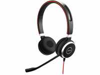 Jabra Evolve 40 UC Stereo Headset – Unified Communications Headphones for VoIP