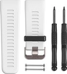 Garmin Wechselarmband f&uuml;r vivoactive HR - wei&szlig;, Regular, Silikon