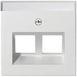 Gira 2640 03 &ndash; Socket Covers (RJ-45, White)
