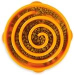 Outward Hound Fun Feeder Slo-Bowl - Anti-Schling-Hundenapf - gro&szlig;/normal - orange