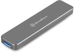 SilverStone SST-MS09C - Externes SATA zu M.2 SSD-Geh&auml;use, USB 3.1 Gen.2,...