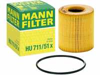 MANN-FILTER HU 711/51 X Ölfilter – Ölfilter Satz mit Dichtung /...