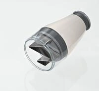 Lurch 221440 Minihacker f&uuml;r Knoblauch aus Kunststoff und Edelstahl, Iron Grey/Wei&szlig;,