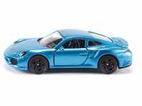 siku 1506, Porsche 911 Turbo S, Metall/Kunststoff, Blau, Spielzeugauto für...