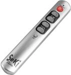SeKi Slim silber lernf&auml;hige Universal-Fernbedienung mit gro&szlig;en Tasten - f&uuml;r