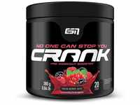 ESN Crank, Fresh Berry Juice, 380 g, Pre Workout Booster, vegan, geprüfte...