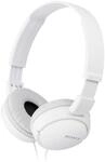 Sony MDR-ZX110/WC(AE) faltbarer B&uuml;gelkopfh&ouml;rer, Ohne Mikrofon, Wei&szlig;