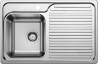BLANCO CLASSIC 40 S | Edelstahl | Einbauart: Einbau von Oben | Hauptbecken links 