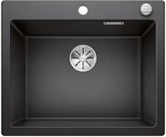 BLANCO PLEON 6 | Granitsp&uuml;le aus SILGRANIT anthrazit | Einbauart: Einbau von Oben 