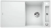 BLANCO AXIA III 5 S-F | Granitsp&uuml;le aus SILGRANIT wei&szlig; | Einbauart:...