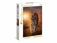 Clementoni 31806 Tiger – Puzzle 1500 Teile, Geschicklichkeitsspiel für die...