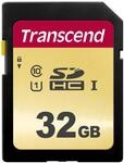 Transcend 32GB SDC500S SD UHS-I SDHC Speicherkarte, 95 MB/s, U1, C10, MLC | Hohe