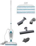 BLACK+DECKER Energieeffizienter, multifunktionaler Dampfmopp mit Handreiniger und 5