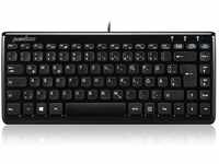 Perixx PERIBOARD-407B DE, Mini Tastatur - USB - 320x140x14mm Abmessung -...