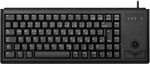 CHERRY G84-4400, Kompakte Tastatur mit Trackball, Deutsches Layout (QWERTZ),