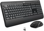 Logitech MK540 Advanced Kabelloses Tastatur-Maus-Set | 2.4 GHz Wireless,...