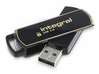 Integral 64GB Secure360 256-Bit Software Encrypted 3.0 USB Stick -...