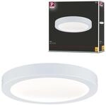 Paulmann 708.99 Deckenleuchte Abia LED Panel, 22 W, 2700 K, IP20, &Oslash; 300 mm, Wei&szlig;,