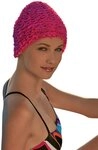 Fashy Damen badeh&aelig;tte fl&aelig;ser Badehaube, pink, Einheitsgr&ouml;&szlig;e EU