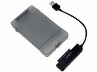 LogiLink AU0037 USB 3.0-auf-SATA Adapter mit Schutzhülle 63,5 cm (2,5 Zoll)