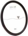 Deknudt Rahmen S100F9-13.0X18.0 Oval, Schwarz Klassisch