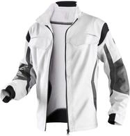 K&Uuml;BLER PULSSCHLAG Arbeitsjacke wei&szlig;, Gr&ouml;&szlig;e 42, Unisex-Arbeitsjacke aus