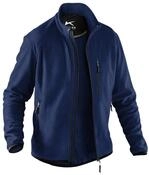 K&Uuml;BLER Workwear K&Uuml;BLER WEATHER Fleecejacke blau, Gr&ouml;&szlig;e XS, Unisex-Fleecejacke aus
