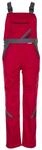Planam 2336046 Highline Latzhose, Rot/Schiefer/Schwarz, Gr&ouml;&szlig;e 46