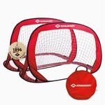 Schildkr&ouml;t Pop-Up Fu&szlig;balltore 2er Set - selbstaufrichtende Minitore f&uuml;r Kinder &
