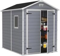 Keter Ger&auml;tehaus Manor 6x8 DD, Grau, 7,6 m&sup3;