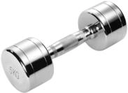 Trendy Sport Chrom Kurzhantel - 1 St&uuml;ck - 5,0 KG