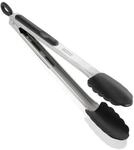 Leifheit K&uuml;chen- und Grillzange, 31 cm mit Klick-Verschluss, Kochzange mit