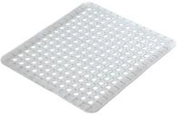 WENKO Sp&uuml;lbeckeneinlage Opal, Lebensmittelechtes PVC, 26.5 x 31 cm, Transparent