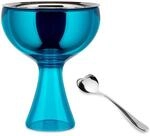 Alessi Big Love AMMI01S AZ - Set Bestehend aus Einem Eisbecher und EIN Eisl&ouml;ffel,