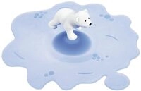 Lurch 210832 Mein Deckel Beach Arctic Summer Eisb&auml;r, Glasabdeckung aus BPA-freiem