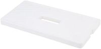 APS 10782 K&uuml;hlakku, 41 x 21 cm, H: 2,5 cm, Polyethylen, wei&szlig;, gef&uuml;llt mit