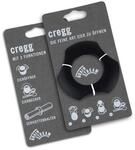 cregg Schwarz - Eierk&ouml;pfer 3-in-1 - Eier&ouml;ffner & Eierbecher in einem 